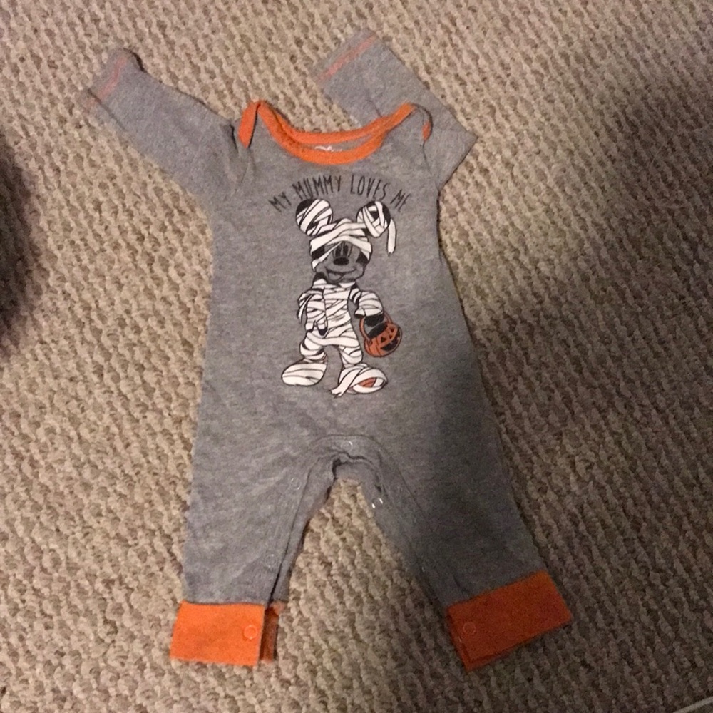 Target Halloween Mickey Mouse onesie